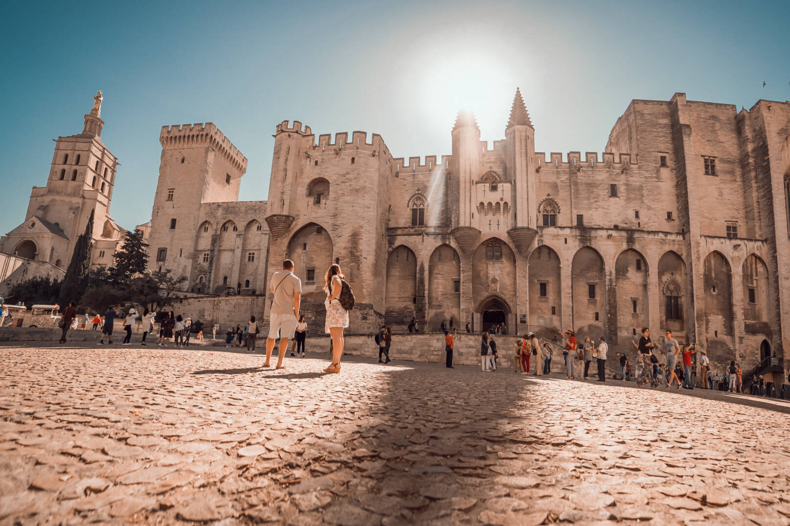 Palais des Papes à Avignon, près du Gîte du domaine Sirius en Provence Alpes Côtes d'Azur